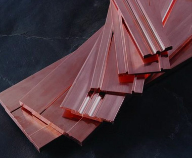 Profiled copper strip